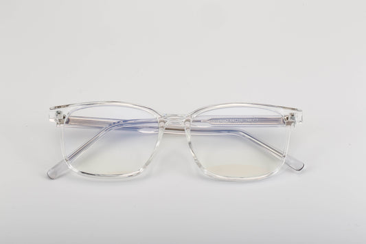 ErgoEyes Luxe sinivalolasit läpinäkyvä väri – kevyt ja raikas etukuva sinivalosuojasta